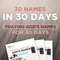 Praying God's Names for 30 Days