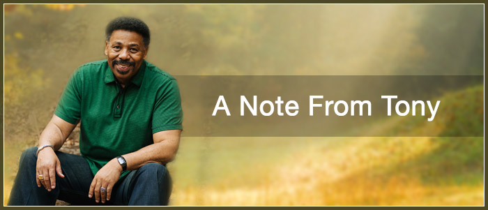 A Note From Tony