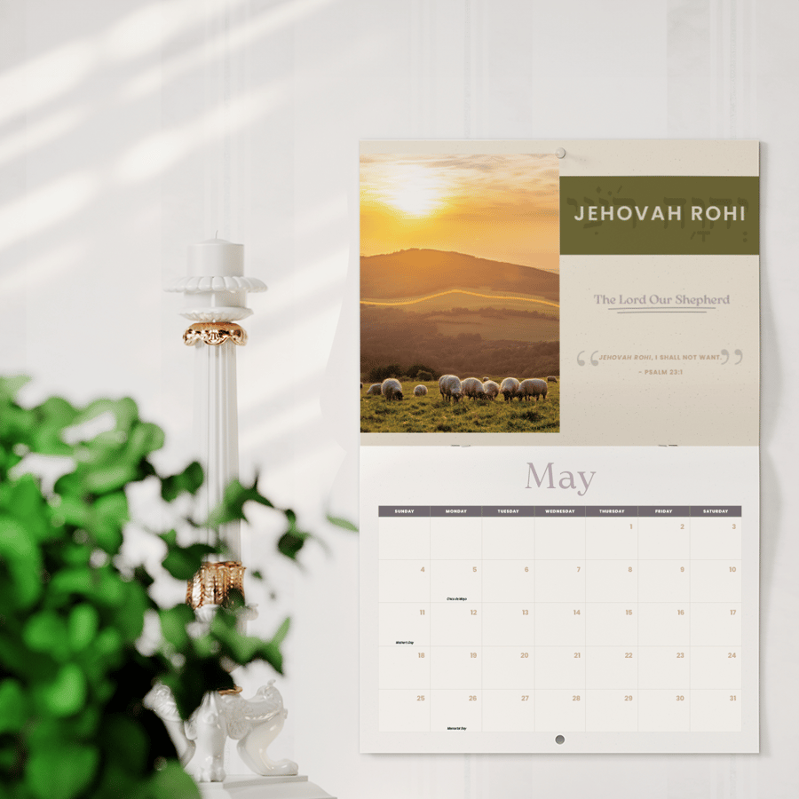 2025 Calendar Mockup