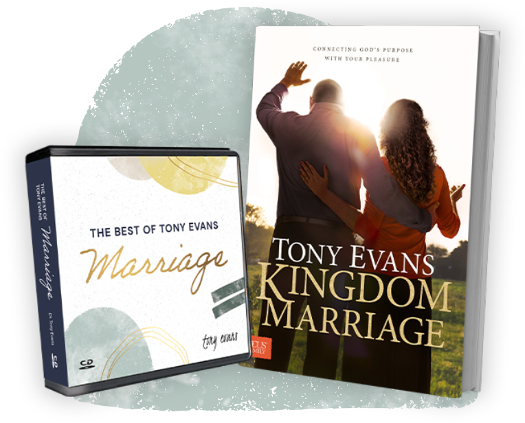 Current Offer: Best of Tony Evans: Marriage CD Series AND Kingdom Marriage Book