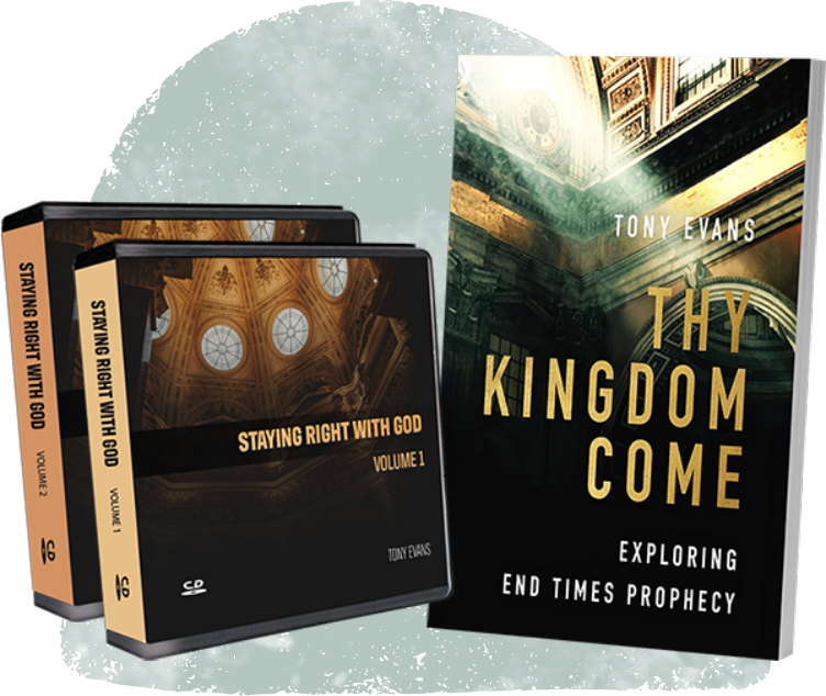 Current Offer - Staying Right with God CD series and new book: Thy Kingdom Come - Exploring End Times Prophecy