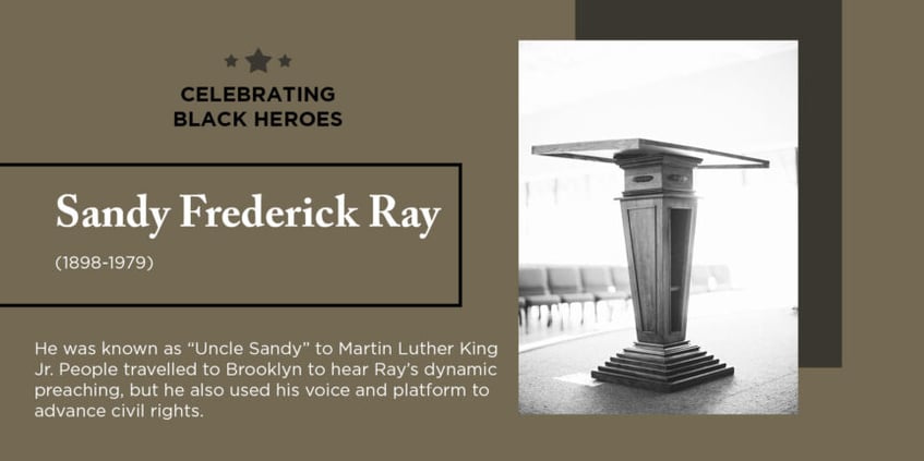 Celebrating Black Heroes: Sandy Frederick Ray