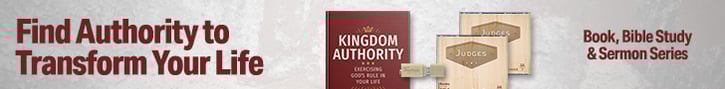 Find Authority to Transform Your Life. Our current offer includes the Judges two-part sermon series and the Kingdom Authority book.