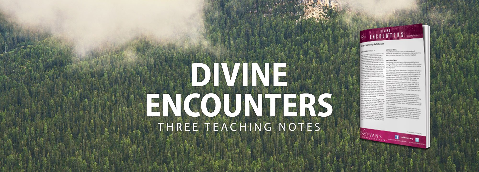 Divine Encounters - Three Teaching Notes