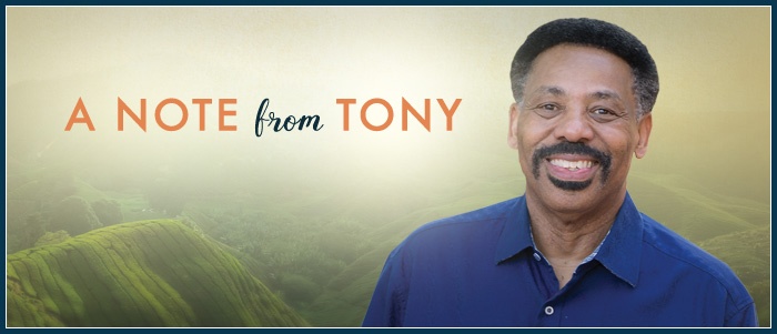 A Note from Tony