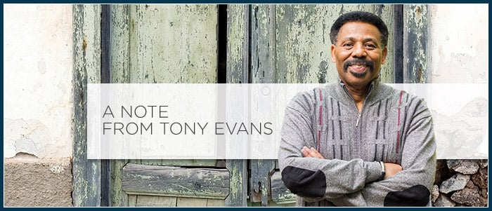 A Note from Tony