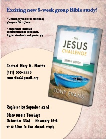 Bible Stud yMedia Jesus Challenge