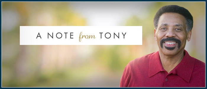 A Note from Tony