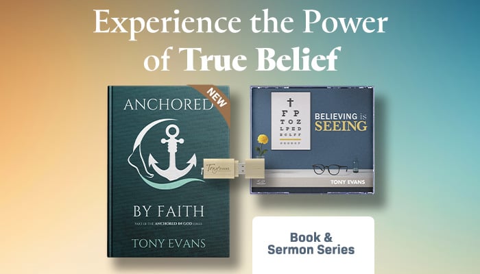 Experience the Power of True Belief with our current offer: Believing is Seeing CD Series + Anchored by Faith book