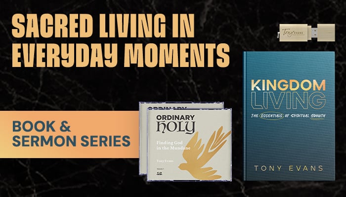 Sacred living in everyday moments with todays offer. Ordinary Holy: Finding God in the Mundane sermon series Volumes 1 & 2 and Kingdom Living book
