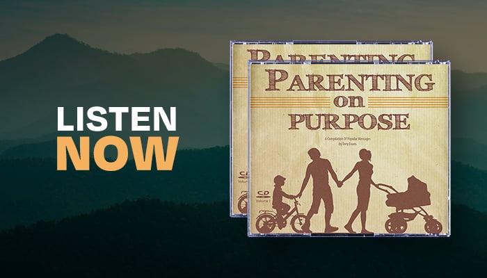 Listen now: Parenting on Purpose sermon series by Dr. Tony Evans Listen now: Parenting on Purpose sermon series by Dr. Tony Evans
