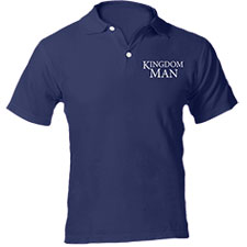 Blue Kingdom Man Polo: 2XL