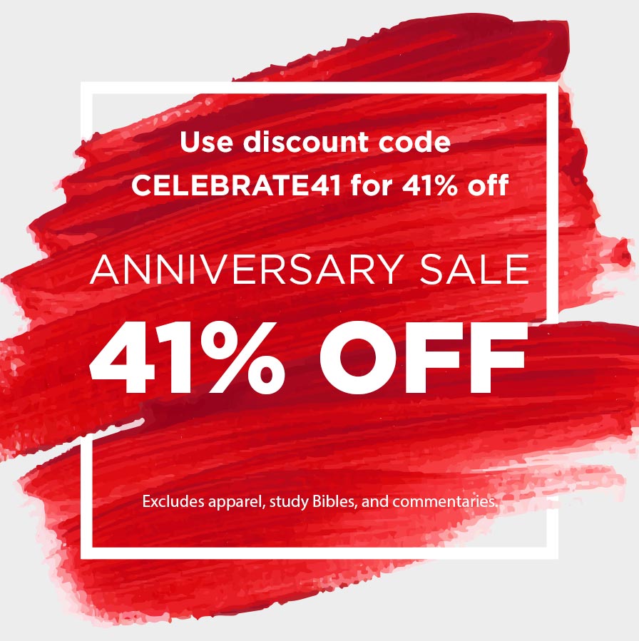 Anniversary Sale! Use discount code CELEBRATE41 for 41% off
